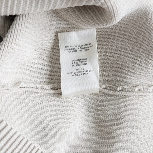 Aritzia Babaton Sculpt Knit Sleeveless Crewneck Ribbed Cropped Tank Large - Picture 7 of 7